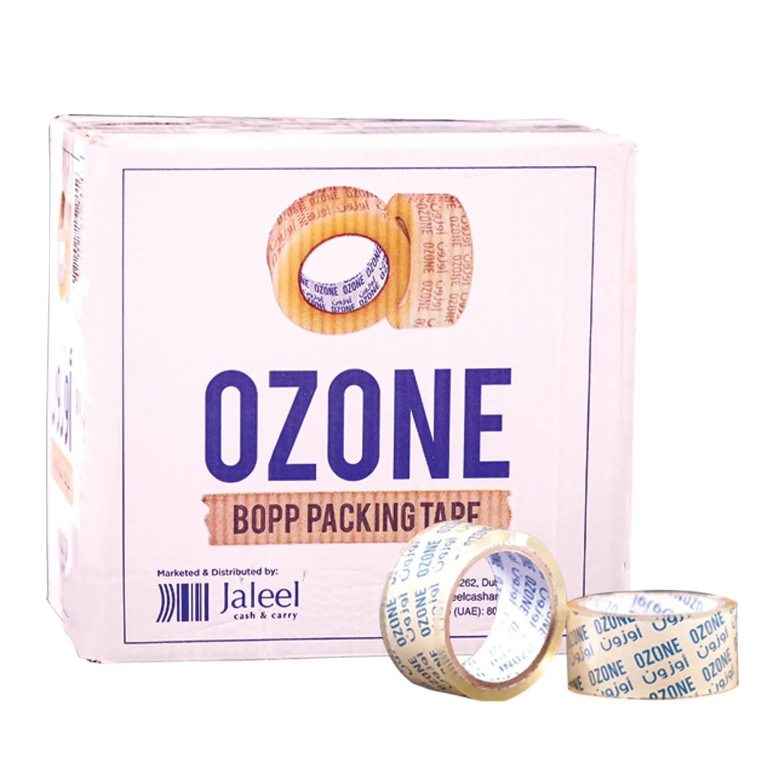 Ozone 6-Piece Opp.Packing Tape, Clear